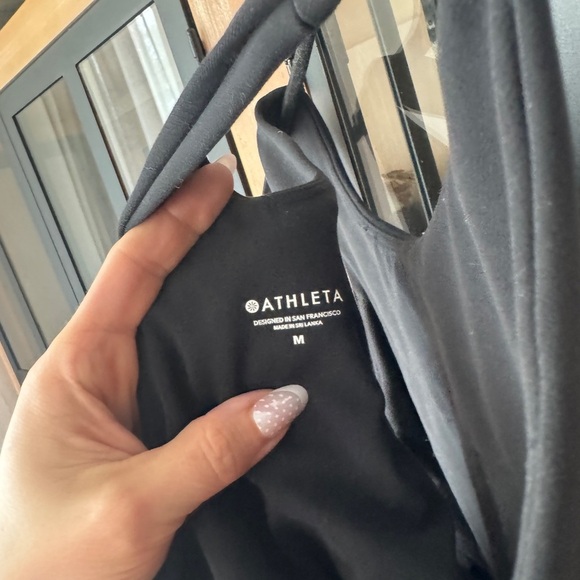 Athleta Purpose Cropped Sports Bra Tank Top racerback seamless soft workout - Picture 5 of 5